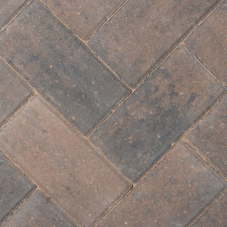 Bradstone Driveway 50mm Block Paving Burnt Oker				